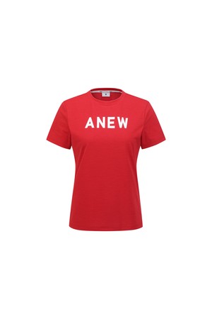 [ANEW GOLF] WOMEN SOLID ROUND SHORT SLEEVE T-SHIRT_RE_PURPLE-a