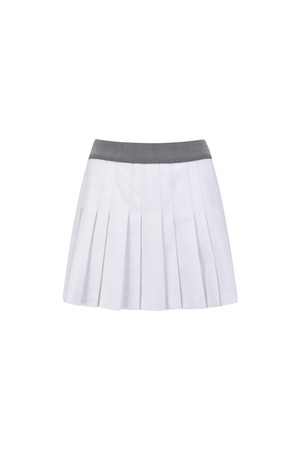 [ANEW GOLF] WOMEN ESSENTIAL PLEATS SKIRT_WH_WHITE-a