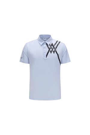 [ANEW GOLF] MEN LOGO POINT SHORT T-SHIRT_LB_NOCOLOR-a