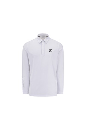 [ANEW GOLF] MEN BACK AIR DOT LONG T-SHIRT_WH_WHITE-a