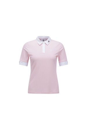 [ANEW GOLF] WOMEN HALF SLEEVE SHORT T-SHIRT_LP_PINK-a
