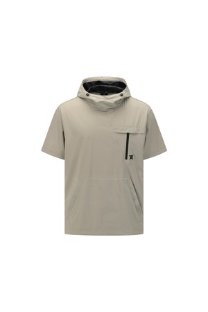 [ANEW GOLF] MEN HOODED T-SHIRT_BE_BEIGE-a