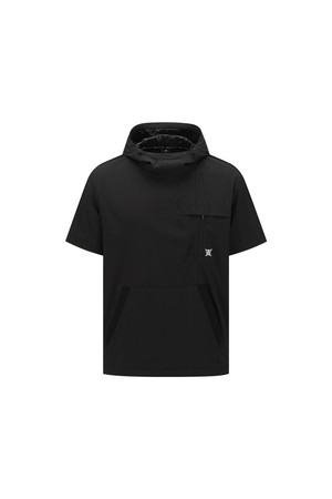 [ANEW GOLF] MEN HOODED T-SHIRT_BK_BLACK-a