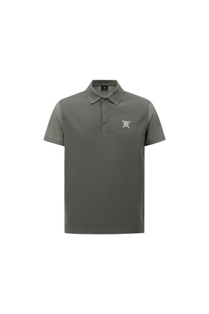 [ANEW GOLF] MEN HYBRID AIR HOLE SHORT SLEEVE SWEATER_KH_KHAKI-a
