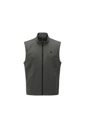 [ANEW GOLF] MEN AIR HOLE VEST_DK_KHAKI-a