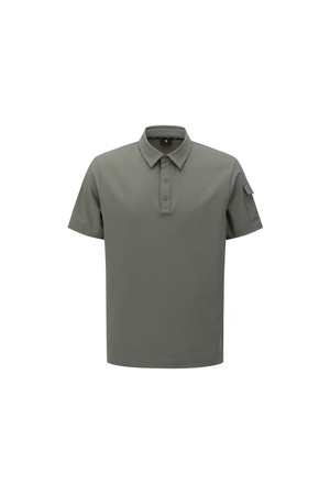[ANEW GOLF] MEN PATCH POCKET T-SHIRT_KH_KHAKI-a