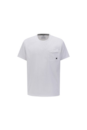 [ANEW GOLF] MEN ROUND T-SHIRT_WH_WHITE-a