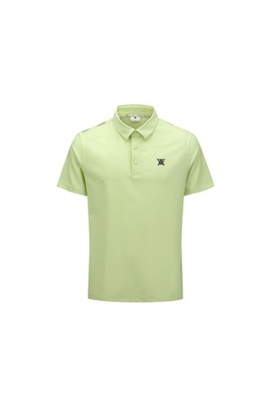 [ANEW GOLF] MEN SIGNATURE T-SHIRT_LI_YELLOW-a
