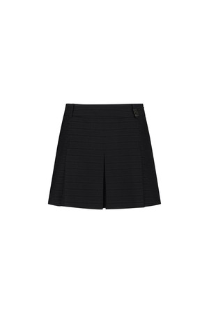 [ANEW GOLF] WOMEN JACQUARD PANTS SKIRT_BK_BLACK-a