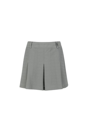 [ANEW GOLF] WOMEN JACQUARD PANTS SKIRT_KH_KHAKI-a