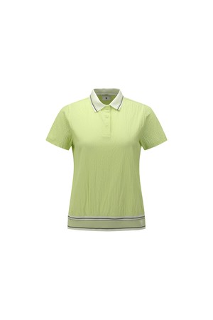 [ANEW GOLF] WOMEN VOLUME BLOUSON T-SHIRT_LI_YELLOW-a