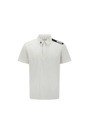 [ANEW GOLF] MEN COOL TOUCH EMBO T-SHIRT_WH_WHITE-a