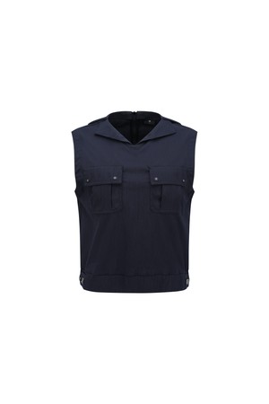 [ANEW GOLF] WOMEN BIG POCKET VEST_NA_NAVY-a