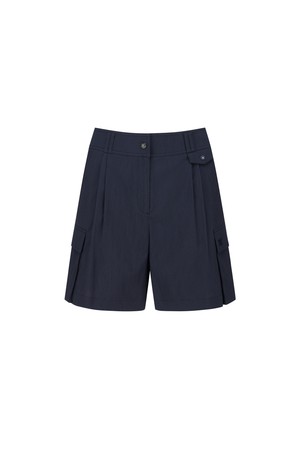 [ANEW GOLF] WOMEN WIDE OUT POCKET HALF PANTS_NA_NAVY-a