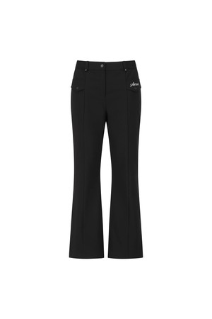 [ANEW GOLF] WOMEN ESSENTIAL BOOT CUT PANTS_BK_BLACK-a