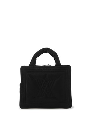 WOMEN LOGO PADDED TOTE BAG_BK