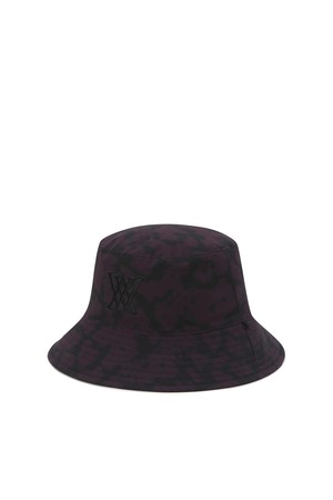 UNI FLOWER PATTERN REVERSIBLE BUCKETHAT_BK