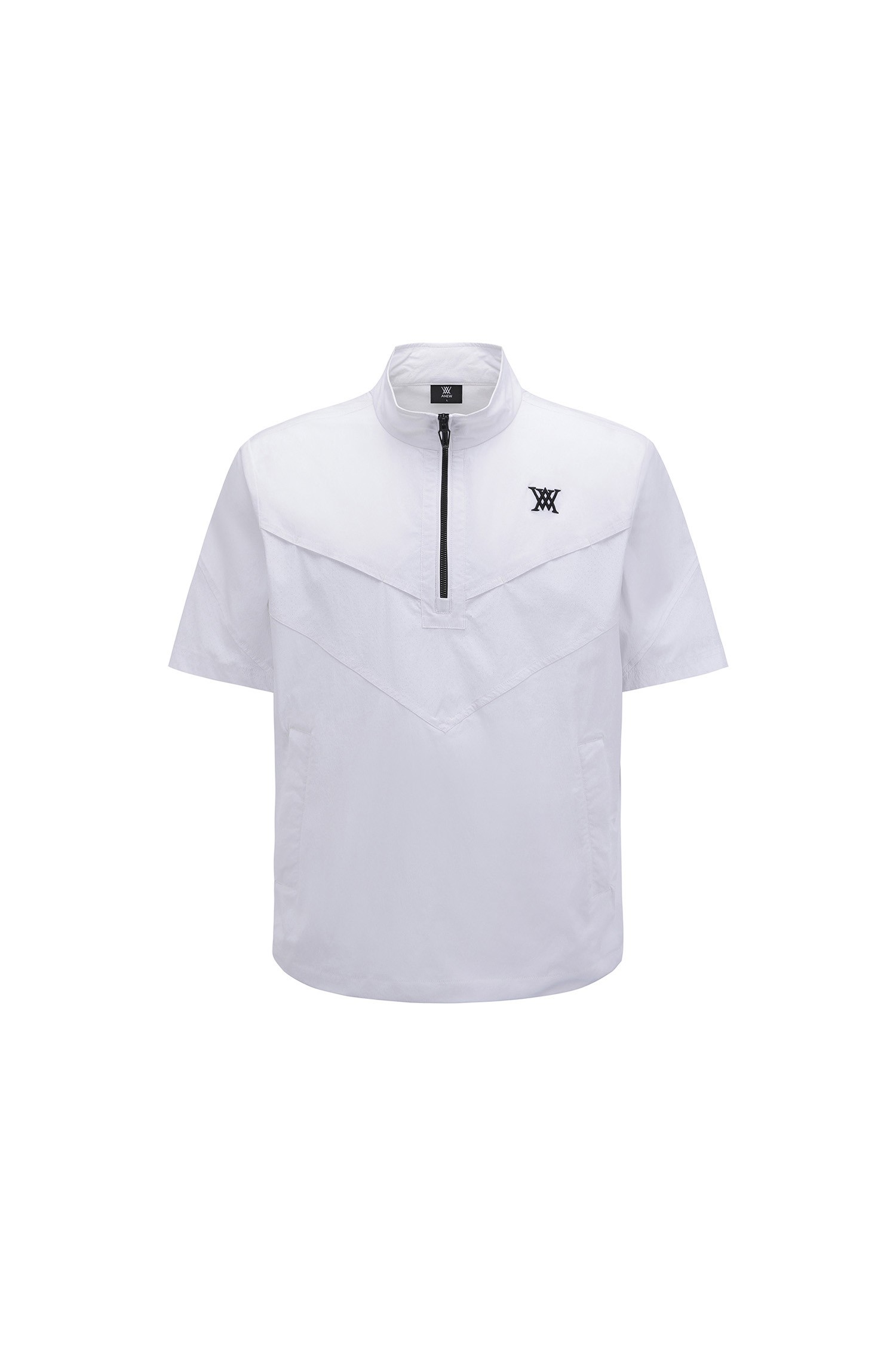 ANEW GOLF] MEN SM SHORT SLEEVE ANORAK JACKET_WH_ANEW GOLF