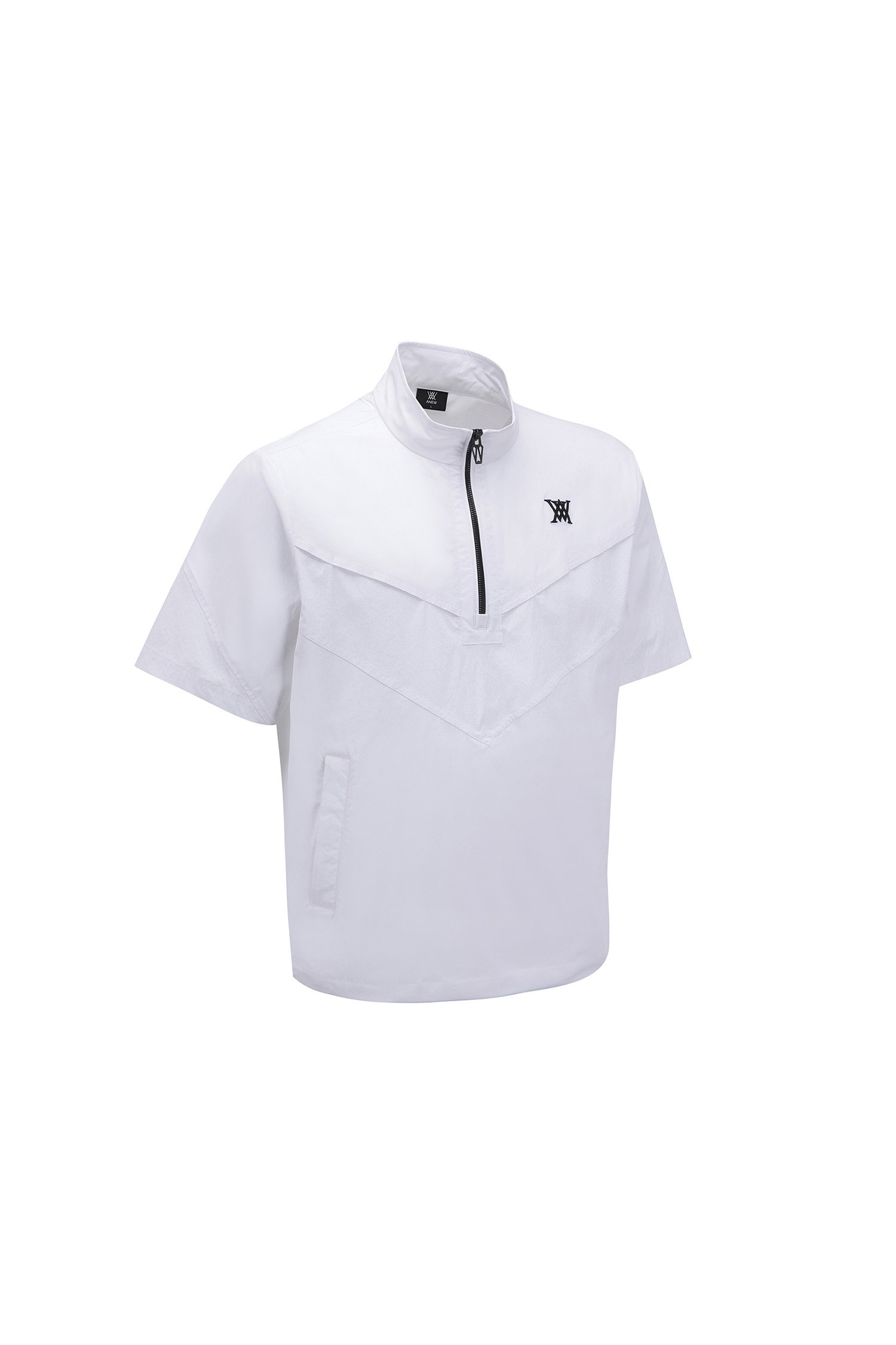 ANEW GOLF] MEN SM SHORT SLEEVE ANORAK JACKET_WH_ANEW GOLF