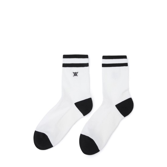 [ANEW GOLF] [ONLINE EXCLUSIVE] WOMEN MIDDLE SOCKS_WH