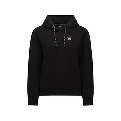 WOMEN FA ESSENTIAL HOODED SWEATSHIRT _BK-a