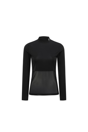 [ANEW GOLF] WOMEN MESH BASELAYER_BK_BLACK-a