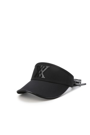 [ANEW GOLF] WOMEN ESSENTIAL RIBBON VISOR_BK_BLACK-a