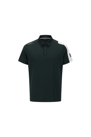 [ANEW GOLF] MEN BLOCK POINT T-SHIRT_DN_GREEN-a