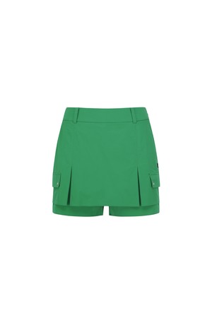 [ANEW GOLF] WOMEN INCISION HALF PANTS_GN_GREEN-a