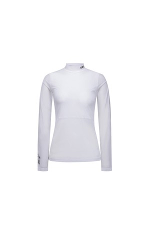 [ANEW GOLF] WOMEN MOCK NECK BASELAYER_WH_WHITE-a