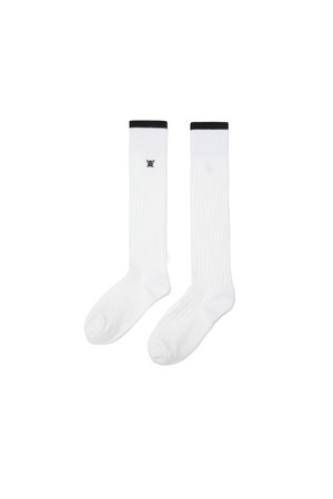 [ANEW GOLF] [ONLINE EXCLUSIVE] WOMEN KNEE SOCKS_WH_WHITE-a