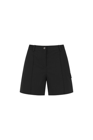 [ANEW GOLF] WOMEN SEASONAL HALF PANTS_BK_BLACK-a