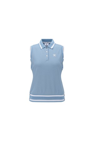 [ANEW GOLF] WOMEN SOLID SLEEVELESS_BL_BLUE-a