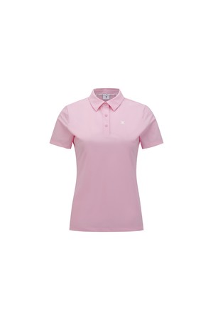 [ANEW GOLF] WOMEN HYBRID SOLID T-SHIRT_LP_PINK-a