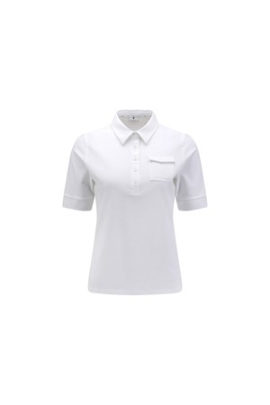 [ANEW GOLF] WOMEN PATCH POCKET T-SHIRT_WH_WHITE-a