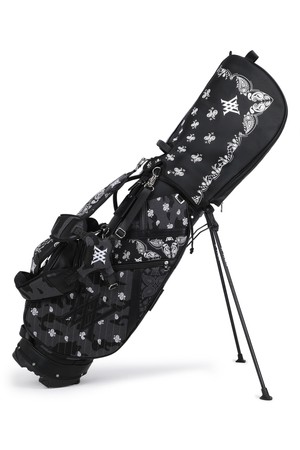 [ANEW GOLF] 9 UNI PAISLEY STANDBAG_BK_BLACK-a