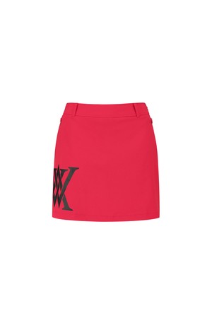 [ANEW GOLF] WOMEN OUT POCKET H LINE SKIRT_RE_RED-a