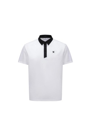 [ANEW GOLF] MEN HYBRID SOLID T-SHIRT_WH_WHITE-a