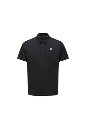 [ANEW GOLF] MEN HYBRID SOLID T-SHIRT_BK_BLACK-a