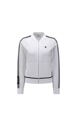 [ANEW GOLF] WOMEN SET UP ATHLEISURE KNIT CARDIGAN_WH_WHITE-a