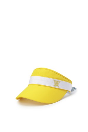 [ANEW GOLF] WOMEN PAISLEY BLOCK VISOR_YE_YELLOW-a