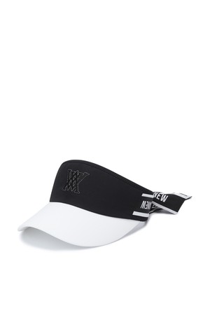 [ANEW GOLF] WOMEN RIBBON CROWN VISOR_BK_BLACK-a