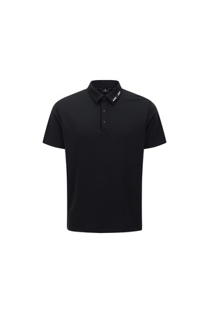 [ANEW GOLF] MEN ACTIVE BAND T-SHIRT_BK_BLACK-a