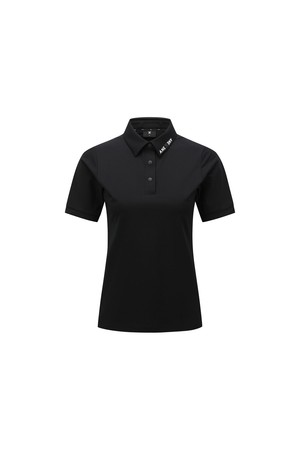 [ANEW GOLF] WOMEN ACTIVE BAND T-SHIRT_BK_BLACK-a