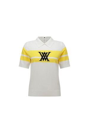 [ANEW GOLF] WOMEN ABSTRACT COLOR BLOCK SWEATER_WH_WHITE-a