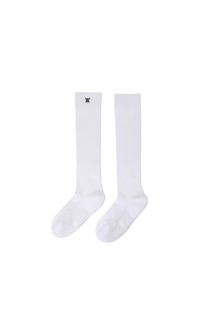 [ANEW GOLF] WOMEN COLOR POP KNEE SOCKS_WH_WHITE-a