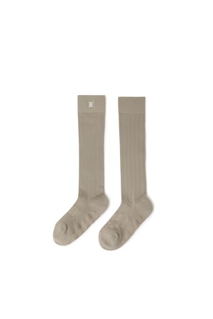 [ANEW GOLF] WOMEN COLOR POP KNEE SOCKS_BE_BEIGE-a