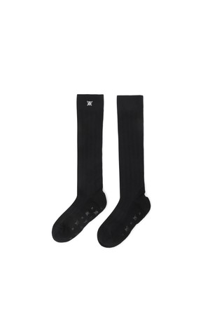 [ANEW GOLF] WOMEN COLOR POP KNEE SOCKS_BK_BLACK-a