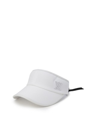 [ANEW GOLF] WOMEN CENTRE INCISION VISOR_WH_WHITE-a