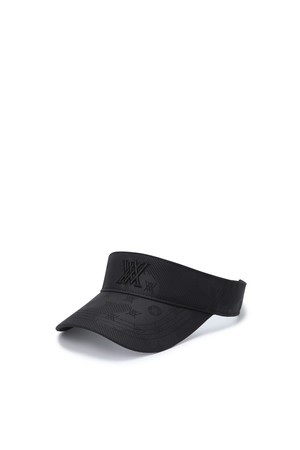 [ANEW GOLF] UNI TEE HOLDER LOGO VISOR_BK_BLACK-a